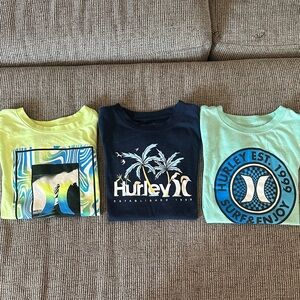 Hurley boys tshirt bundle